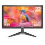 Foxin 22 inch (54.6 cm) Crystal Flat LED Monitor | 1920x1080p Full HD Display | HDMI & VGA Input | 5ms | 60Hz | Slim & Wall Mountable | 16.7M Colors | Desktop/Office/CCTV Use | Black