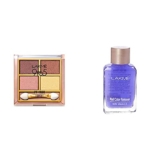 LAKMÉ 9 To 5 Shimmery Eye Color Quartet Eye Shadow, Desert Rose Powder, 7G & Lakme Nail Color Remover, 27Ml, Multicolor