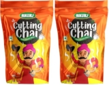 NIKUNJ Cutting Chai, 1kg | Real Kadak Chai | Black Tea | Strong Blend – Rich Taste, basil (Pack of 2)