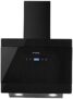 Eurodomo 60 cm 1050 m³/hr angular Kitchen Chimney (Hood Gem TC BK 60, Cassette Filter, Touch Control, Black)