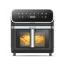 Sujata Fryomatic Plus Air Fryer 6.4L | 2000W| Up to 80% Less Oil Usage | Bake, Grill & Roast| 8 Preset Modes| Digital Display & Touch Control Panel |Glass Window with in built Light | 2 Years Warranty