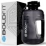 Boldfit Gym Gallon Water Bottle, 2. 2 Litre Bottle for Gym Workout, Motivational Sipper gallons for Adults, Water Bottles 2 + LTR, 2litre Sipper for Men & Women Motivational gallons, 2 Litre Gallon