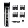 Zcozest Professional High-Power Hair Clipper for Men, Silent Motor Hair Trimmer, Digital Display, Adjustable Speed & Gears, Ceramic Blade, 4 Limit Combs (3-12mm), 3H Runtime, Quick Charging