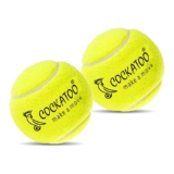 Cockatoo Rubber Cricket Tennis Ball, Construction of Tennis Ball for Cricket for Optimal Performance,Suitable for All Skill Levels. (90 Gr Per Ball – Pack of 2-Yellow)