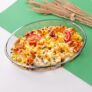 UMAI Borosilicate Glass Baking Tray-Oval Shape (700ml)| Transparent Microwave Oven Safe Utensils | Rectangular Bread Moulds for Baking | Dishwasher Safe | Multipurpose use Serving Tray (Iridescent)