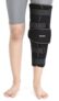 FOVERA Knee Immobilizer Brace for Knee Support – Stabilizer Splint for Dislocation, Ligament Tear, & Injury Recovery with Wraparound Design & 5 Adjustable Straps for Men & Women (S)