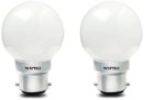 wipro 0.5W LED Cool Day Light Lamp, Pack of 2, (N10001)