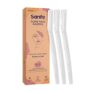 Sanfe Glide Reusable Face & Eyebrow Razor For Women | For Safe & Painfree Facial Hair Removal – Pack of 1 (3pcs) | Razor for Face, Eyebrows, Upper Lips, Chin, Side Locks, Forehead | For Soft Hair