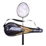 Silver’s Aluminium BLACKEN Badminton Racket with Full Cover