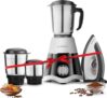 Longway Super Dlx Mixer Grinder with Kwid 1100W Dry Iron | 500 Watt Powerful Motor | 3 Jars for Grinding, Mixing, Juicing | 2 Year Warranty (Black & Gray, Combo Offer)