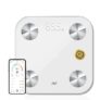 ANT Alpha Smart Body Weight Scale with App & Bluetooth, BMI & Body Fat | 12 Metrics | Large Display | Rechargeable Battery | Digital Bathroom Scale | 40 Months Warranty | Battery Included – Mercury