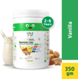 Little Joys Nutrimix Lite for Kids 2-6 years | Improves Gut Health, Vanilla Flavour(350 g)