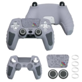 ZORBES® Game Controller Silicone Cover for PS5 Game Controller 30th Anniversary Customized Protective Cover, with 2 Thumb Grip Caps & Touchpad Sticker