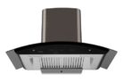 Hindware Smart Appliances | Revio Plus Auto Clean 90 cm 1400 m³/hr Chimney | Touch Control | Motion Sensor | | Energy Efficient LED Light | Powerful Suction | Wall Mounted Black (Curved Chimney)