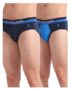 U.S. POLO ASSN. Men’s Elasticized Waist OEB02 Briefs – Pack of 2 (Navy-Blue-Navy XL)
