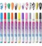 Nail Art Paint Pens Set Multi Color Acrylic Nail Design Pens for Nail Decoration