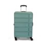Kamiliant by American Tourister Medium Harrier Edge 8W 68 Cms Check-in (PP) Hard Sided 8 Wheels Spinner Luggage/Suitcase/Trolley Bag (Slate Grey) (Double Wheel)