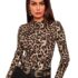 MAMTA Decoration Engineered Wood Wall Mount Dressing Table Mirror with Storage for Living Room Bedroom (Brown)