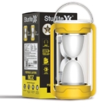Sturlite Moz 18W LED Portable Lantern| 360° Light Spread| 2200mAh Rechargeable Li-ion Battery| Upto 5Hrs Long Battery Back Up| 2 Brightness Modes LED Lamp – (Pack of 1)