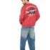 Max URB_N Men Knit Hooded Oversized Sweatshirt(Blue_M)
