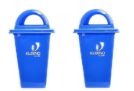 Cello Kleeno Dome Lid Plastic Garbage Dustbin Bucket 80 LTR – BLUE/BLUE PACK OF 2