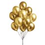 Just Party Chrome Metallic Balloons – Pack of 25 (Blue)