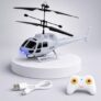 VEZIMON Toy Helicopter Gravity Sensor for Boys/Kids Age 5 + Years, Indoor Palm Sensing Helicopter, 750 RPM, Rechargeable Helicopter with LED Lights (Millitary Gray)