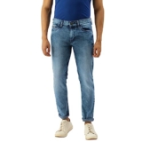 The Indian Garage Co Men Slim Fit Solid Low-Rise Stretchable Jeans Blue