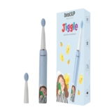 beatXP Jiggle Sonic Electric Toothbrush for Kids with 2 Brush Heads & 3 Cleaning Modes | Rechargeable Electric Toothbrush | 20500 strokes/min with Long Battery Life (Baby Blue)