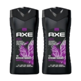 AXE Excite 3-in-1 Body, Face & Hair Wash | Crisp Coconut & Black Pepper Scent | 12H Refreshing Fragrance |Combo of 2| 250 ml Each