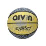 Aivin Back Street Basketball, Rubberized Moulded Basketball Game, for Match, Training, Outdoor Ball, Durable for Practice, Suitable for All Surface, 8 Panel, Material-Rubber (Yellow/Black) Size 7