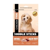 Doodle Sticks Suitable for All Breads Healthy Treats with Real Chicken (Chicken Sticks)