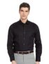 Arrow Men’s Solid Full Sleeve Slim Fit Cutaway Collar Cotton Formal Shirt (ARCBOSH0042_Black_39)