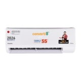 Panasonic 1.0 Ton 3 Star, New Star rated, Inverter Split AC (Smart Auto Cool, Higher Airflow, 55°C Oper., Crystal Clean, Copper Cond., 8in1 Convertible, 2-Way, Powerful Mode, PM0.1 Filter, CS/CU-SU12BKY3T,White)