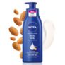 NIVEA Nourishing Body Milk 400ml Body Lotion with Hyaluronic Acid | 72Hr Hydration | Deep Moisture Care for Very Dry Skin | Enriched with Almond Oil | Smooth, Radiant & Healthy Looking Skin Care