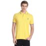 U.S. POLO ASSN. Solid Slim Fit Polo T Shirts for Men – 100% Cotton, Half Sleeves Mens Tshirt – M, Yellow