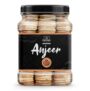 Organic Box Afghani Anjeer Figs (Jar Pack) – Afghanistan Dry Anjir (Dried Figs) Dry Fruits for Body Mass Loss, Increases Immunity, 500 Gram (Anjeer, 500 Gram) – Diwali Gift Pack