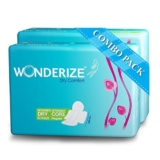 Wonderize Dry Comfort Sanitary Napkins for Women – Regular 230mm, Super Saver Pack, 40 Pads (Combo of 2)