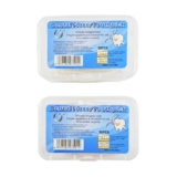 Cafarto Dental Floss Toothpicks 3-in-1 Teeth Cleaning Floss Picks for Fresh Breath & Healthy Gums, Strong Plastic Flosser Pack of 2