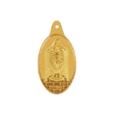 Bangalore Refinery 24k (999) Gold Coin Pendants 1gm (Lord Balaji)