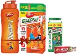 Dabur Gluco Plus C Orange – 1 Kg (Free Sipper with pack) & Glucose -D Insant Energy Boost With Vitamin D – 1 Kg With Dabur Red Paste 200g Free