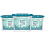 Amazon Brand – Presto! Moisture Absorber with Camphor | 280g x Pack of 3 | Absorbs Upto 600Ml Each | Eliminates Musty Odour | Lasts Upto 45 Days