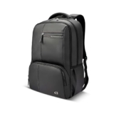 Gear Vintage 4 19″/29L anti theft faux leather Medium Water Resistant Laptop Backpack/Casual Backpack/Daypack/Travel Backpack/College Bag For Men/Women(Pitch Black-Black)