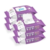 Mylo Gentle Baby Wipes with Lid (72 Wipes x 6 Pack – 432 Water Wipes) | Natural Wet Wipes with Organic Coconut Oil & Neem| Cotton Cloth with Extra Thick