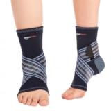 Amazon Basics Premium Ankle Support | Adjustable Compression for Daily Comfort | Breathable Fabric | Padded Design for Stability | Unisex | Medium
