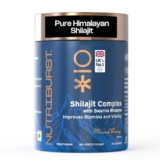 Nutriburst Shilajit Resin Gummies, Ayurvedic Herbal Blend with Swarna Bhasma, KSM-66 Ashwagandha, Black Musli and Ginger, Natural Energy & Vitality Boost, Mixed-Berry Flavor, 30 Gummies, 1 Month Pack