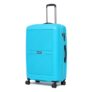 ACEPACK Carbon 58 cm Small Cabin Size Hard-Sided Luggage Trolley Bag – Lightweight & Durable Polypropylene Suitcase with Anti-Theft Zipper & Number Lock for Travel (20, Teal)