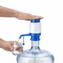 Wezone Manual Drinking Water Pump Dispenser for 20 to 25 Litre Bottles | Hand Press Plastic Water Can Pump for Home Office Camping | Easy Fit Vacuum Action Water Dispenser -Multicolour