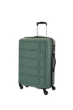 Kamiliant American Tourister Harrier|Trolley Bag Check-in Medium Size (68 cms) for Travel| Hard Case Polypropylene (PP) Suitcase|360° 4-Wheel Spinner Luggage Trolley|Combination Lock|Slate Grey