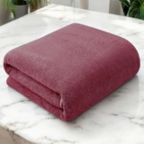 MollisHomes Microfiber Towels for Bath Large Size |Towel Set of 1 | 400 GSM | 70 x 140 cm | Pink|Bath Towels for Men, Women & Kids | Gym Towel|Bath Towel for Everyday Use